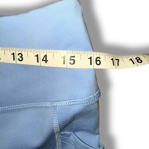 DKNY SPORT Women's Balance High-Waist Capri Leggings - XL Light Blue - Picture 8 of 11